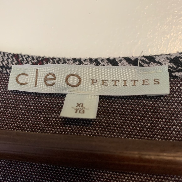 3/$20 Cleo Petites Plaid Dress - Picture 3 of 4